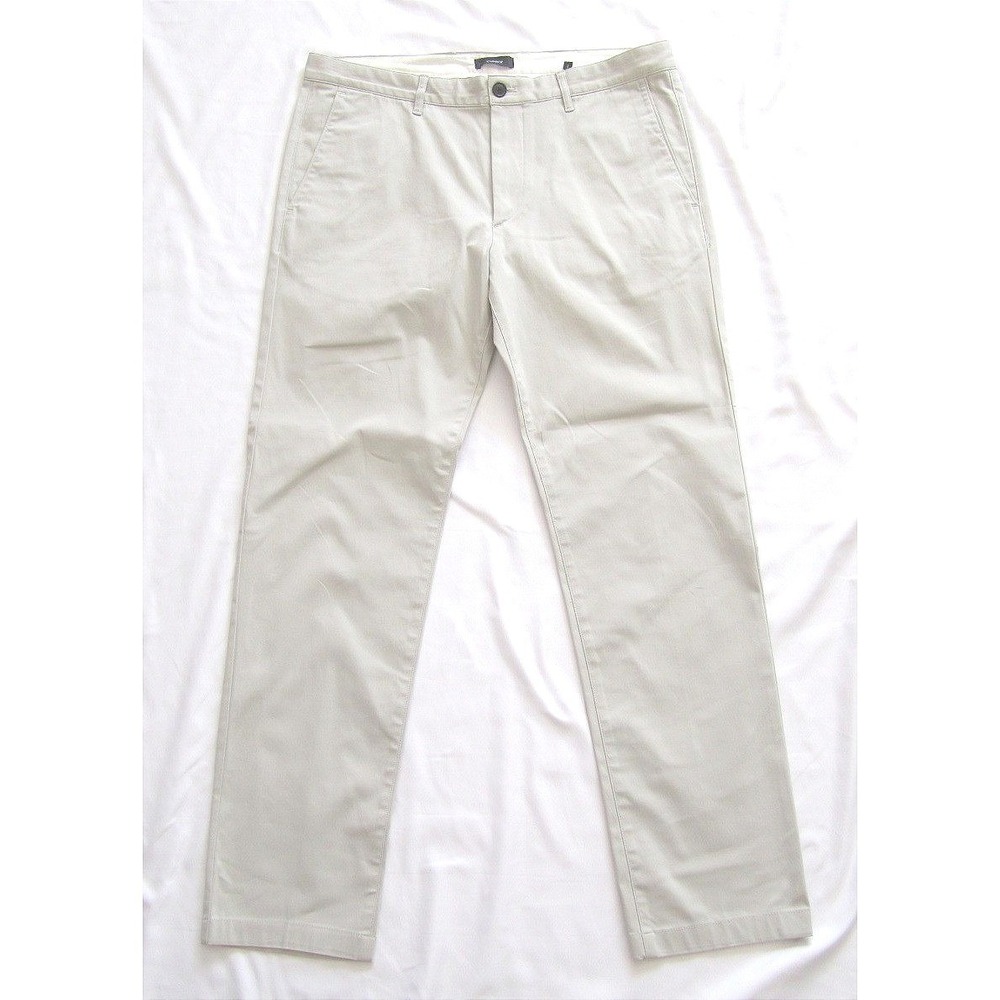 Theory Mens Size 34 Chino Pants Khaki Lightweight Stretch Preppy s (MP719)